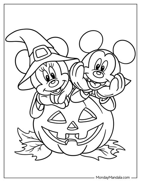 halloween disney coloring pages|disney halloween coloring pages for kids.